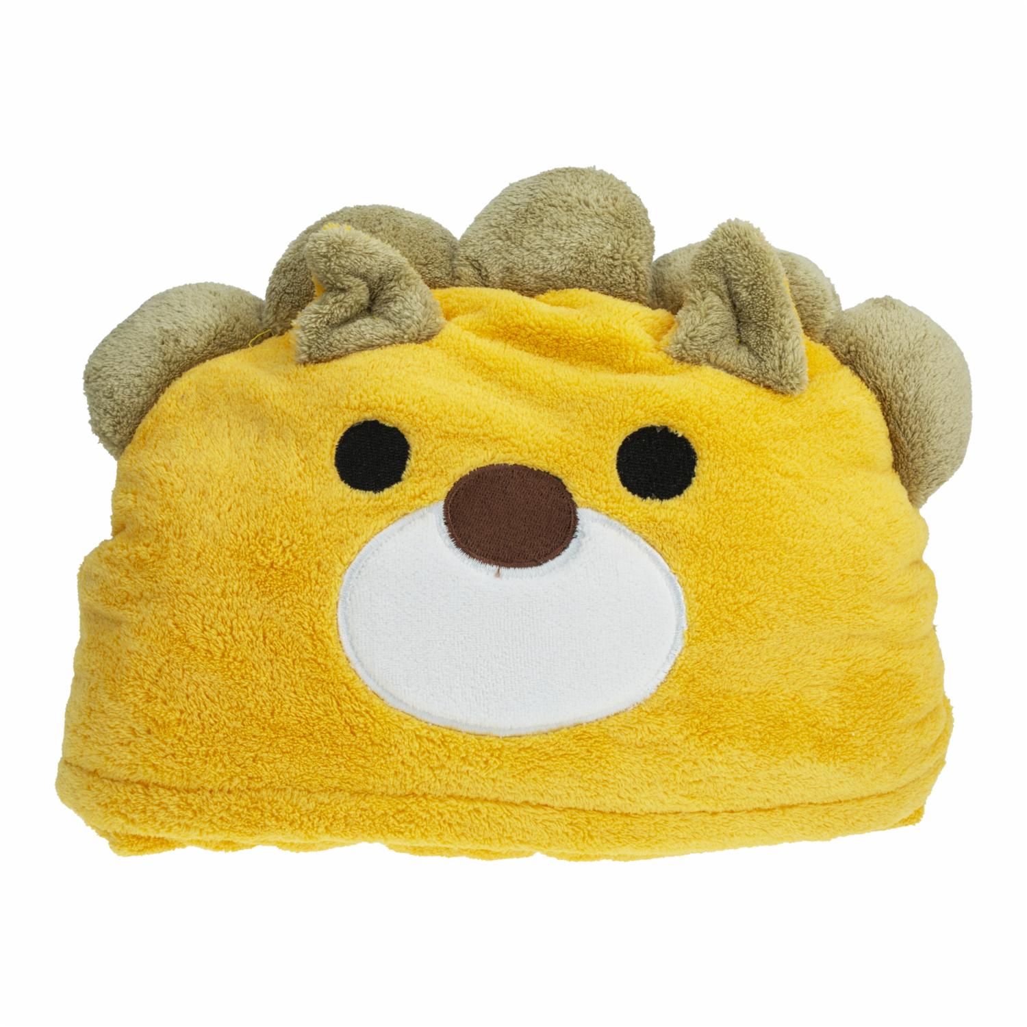 Toalla Infantil Diseño León Con Capucha MUMI 130X70 Cm - Imagen 2