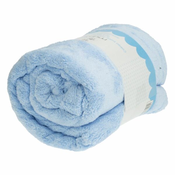 Cobija Baby Azul MUMI 110X110 Cm - Imagen 2