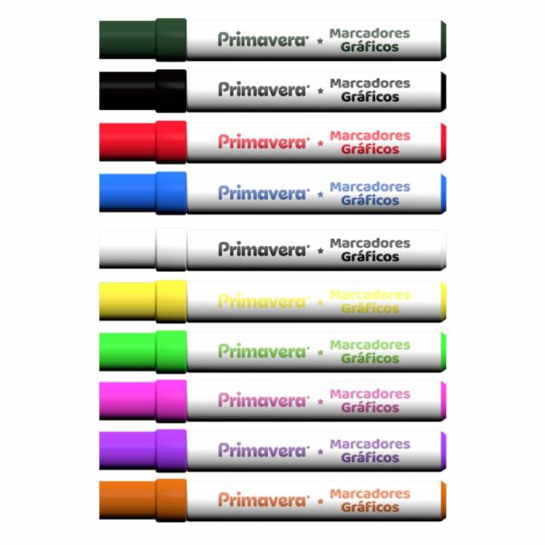 Marcadores Grafico De Colores PRIMAVERA X 10 Uds - Imagen 3