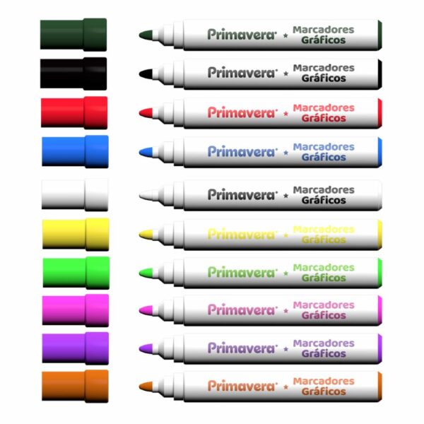 Marcadores Grafico De Colores PRIMAVERA X 10 Uds - Imagen 4