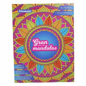 Gran Libro De Mándalas PRIMAVERA 80 Páginas