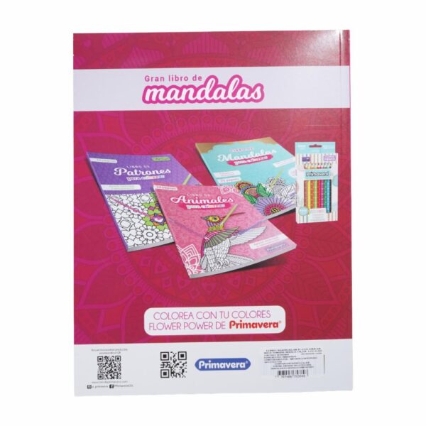 Gran Libro De Mándalas PRIMAVERA 80 Páginas - Imagen 2
