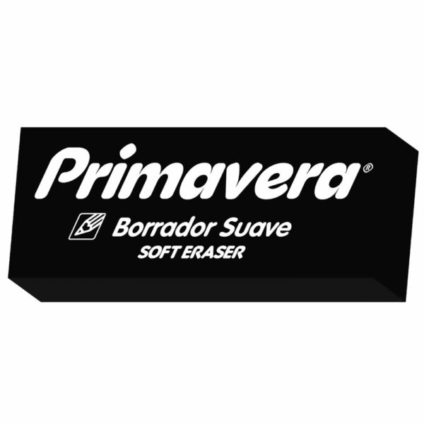 Borrador Suave Negro PRIMAVERA 4,5X4,5X0,7Cm - Imagen 2