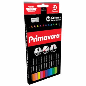 Lápices De Colores Black Triangular Uni Punta PRIMAVERA X 12 Uds