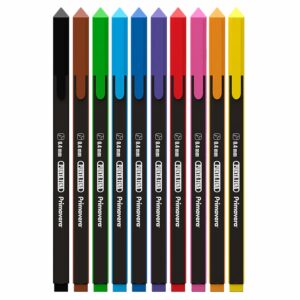 Marcadores Punta Fina Black PRIMAVERA X 10 Uds