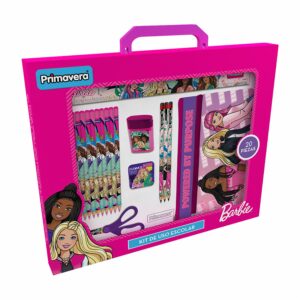 Kit Escolar Barbie PRIMAVERA 20 Piezas