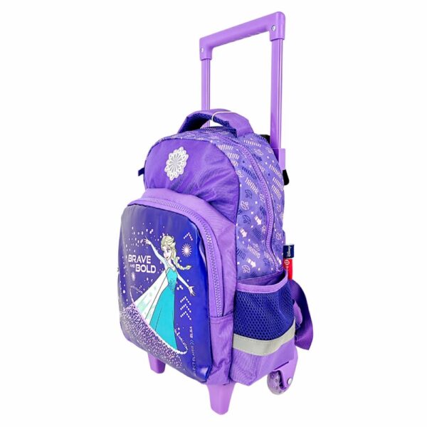 Mochila Escolar Trolley Para Niña Diseño Frozen 2 Elsa PRIMAVERA - Imagen 4