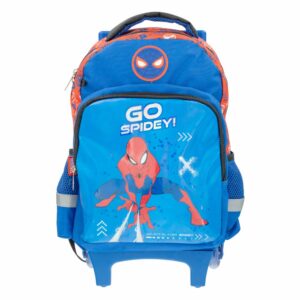 Mochila Escolar Trolley Para Niño Diseño Spiderman PRIMAVERA