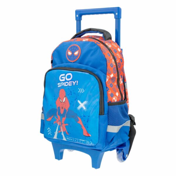 Mochila Escolar Trolley Para Niño Diseño Spiderman PRIMAVERA - Imagen 2