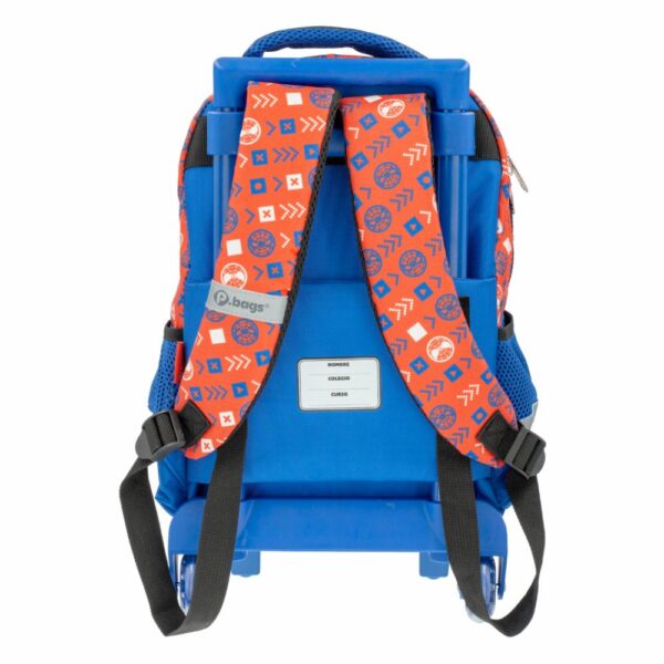 Mochila Escolar Trolley Para Niño Diseño Spiderman PRIMAVERA - Imagen 3