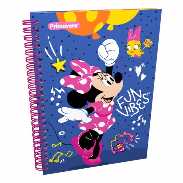 Cuaderno Argollado Cuadros Minnie Mouse PRIMAVERA 100 Hojas - Imagen 2