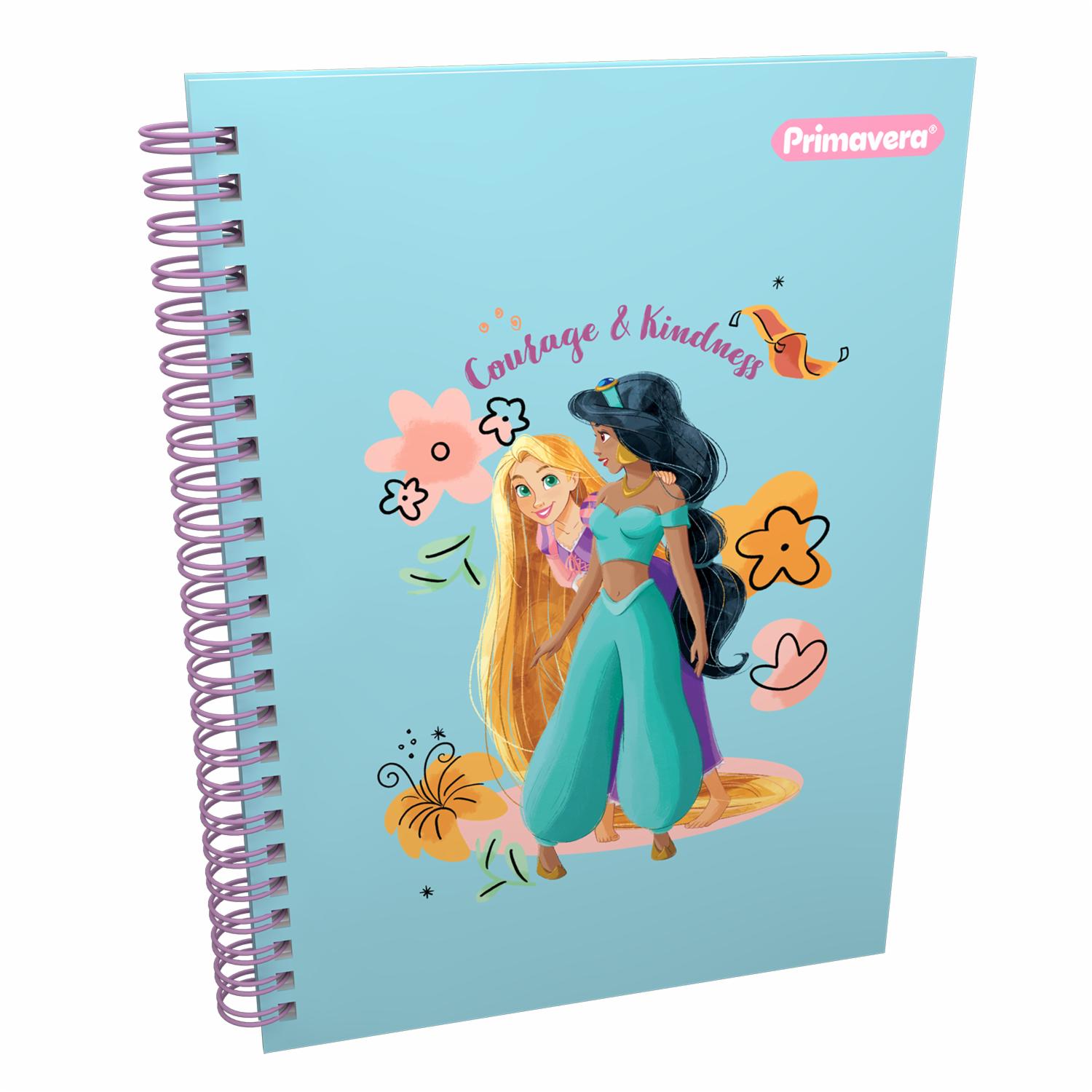 Cuaderno Argollado Cuadros Princesas PRIMAVERA 100 Hojas - Imagen 5