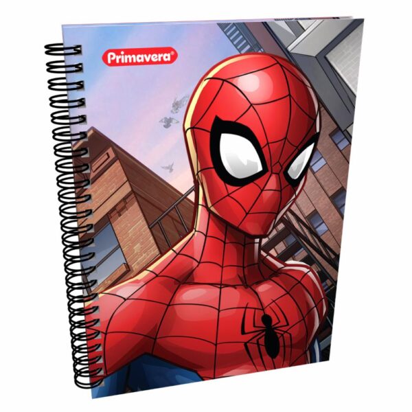 Cuaderno Argollado Cuadros Spiderman PRIMAVERA 100 Hojas