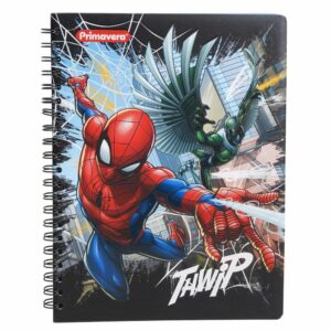 Cuaderno Argollado Cuadros Spiderman PRIMAVERA 100 Hojas