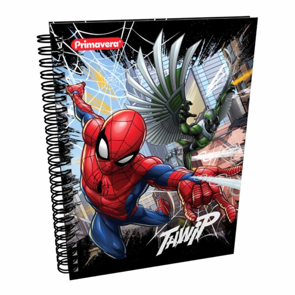 Cuaderno Argollado Cuadros Spiderman PRIMAVERA 100 Hojas - Imagen 4