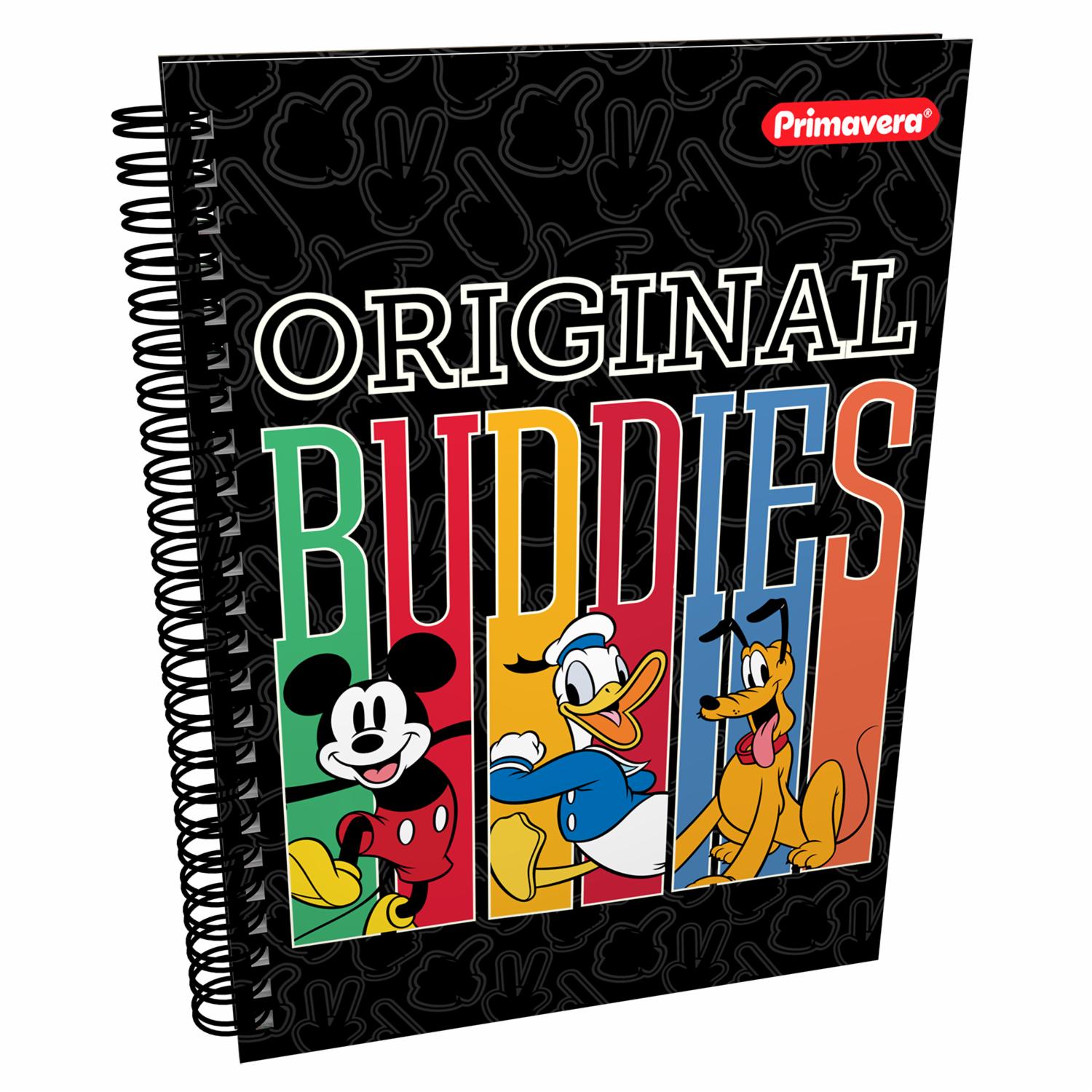Cuaderno Argollado Cuadros Mickey Mouse PRIMAVERA 100 Hojas