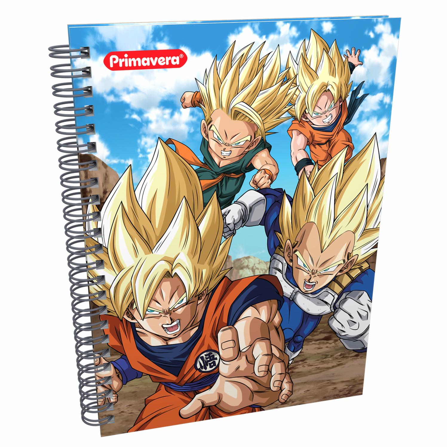 Cuaderno Argollado Cuadros Dragon Ball PRIMAVERA 100 Hojas - Imagen 4