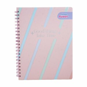 Cuaderno Argollado Cuadros Universitario FLOWER POWER 100 Hojas