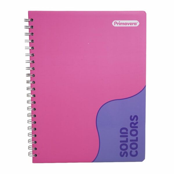 Cuaderno Argollado Cuadros Solid Colors PRIMAVERA 100 Hojas - Imagen 6