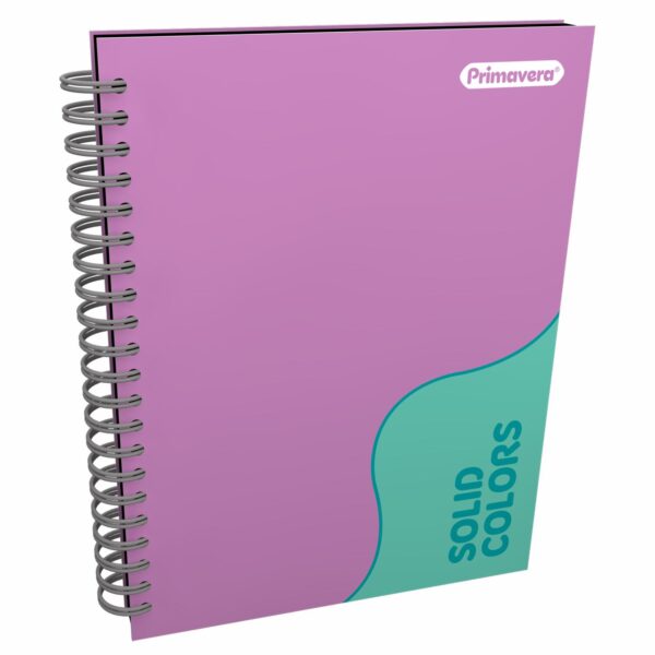 Cuaderno Argollado Cuadros Solid Colors PRIMAVERA 100 Hojas - Imagen 4