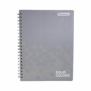Cuaderno Argollado Cuadros Solid Colors PRIMAVERA 100 Hojas