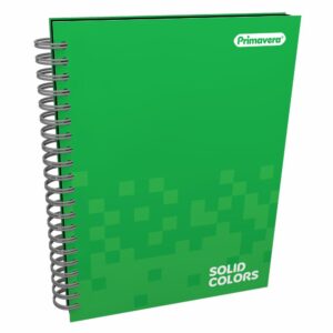 Cuaderno Argollado Cuadros Solid Colors PRIMAVERA 100 Hojas