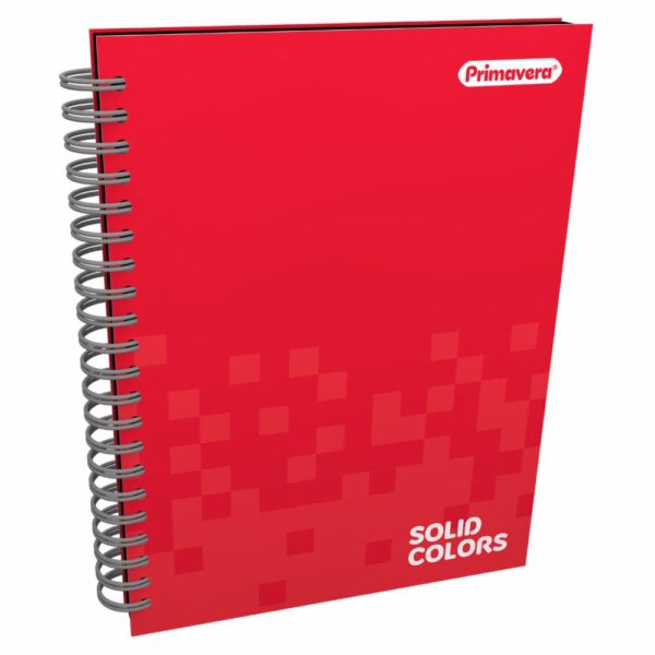 Cuaderno Argollado Cuadros Solid Colors PRIMAVERA 100 Hojas - Imagen 4