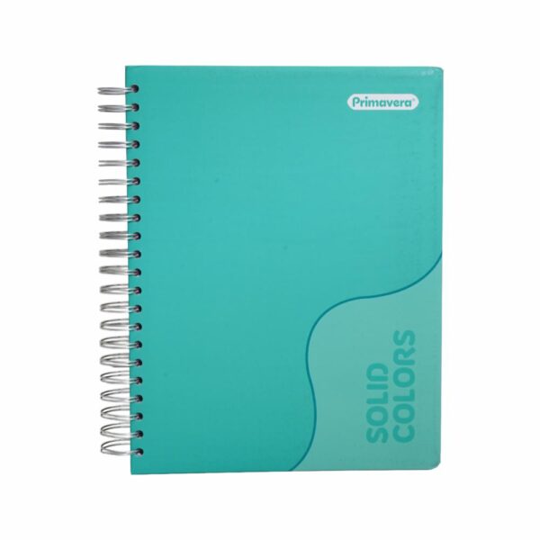 Cuaderno Argollado Cuadros Solid Colors PRIMAVERA 200 Hojas - Imagen 4