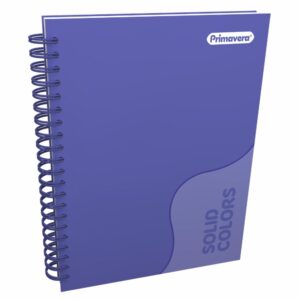 Cuaderno Argollado Cuadros Solid Colors PRIMAVERA 200 Hojas