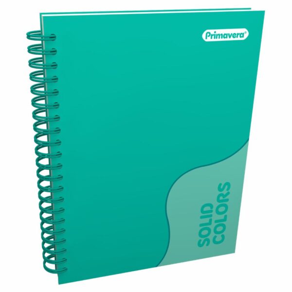 Cuaderno Argollado Cuadros Solid Colors PRIMAVERA 200 Hojas - Imagen 2