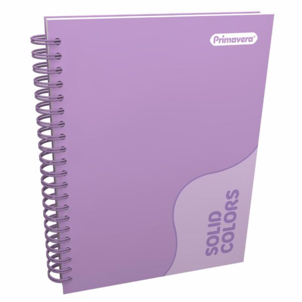 Cuaderno Argollado Cuadros Solid Colors PRIMAVERA 200 Hojas - Imagen 3