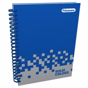 Cuaderno Argollado Cuadros Solid Colors PRIMAVERA 200 Hojas