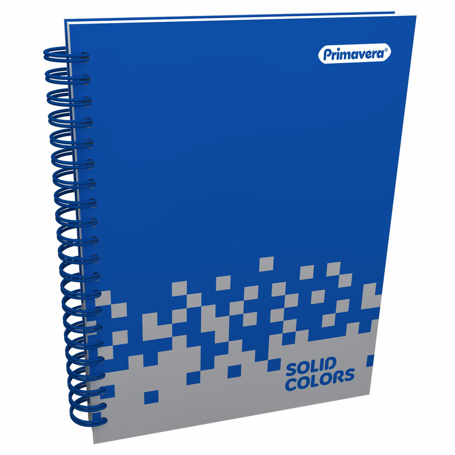 Cuaderno Argollado Cuadros Solid Colors PRIMAVERA 200 Hojas - Imagen 3