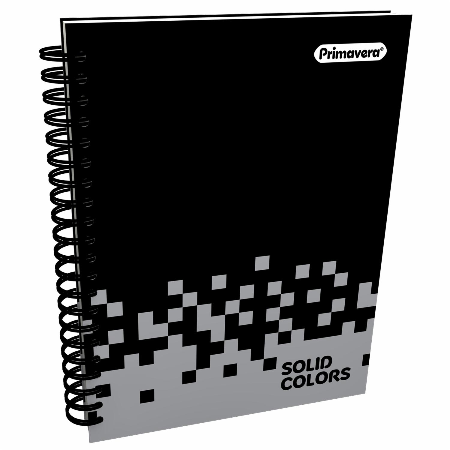 Cuaderno Argollado Cuadros Solid Colors PRIMAVERA 200 Hojas - Imagen 4