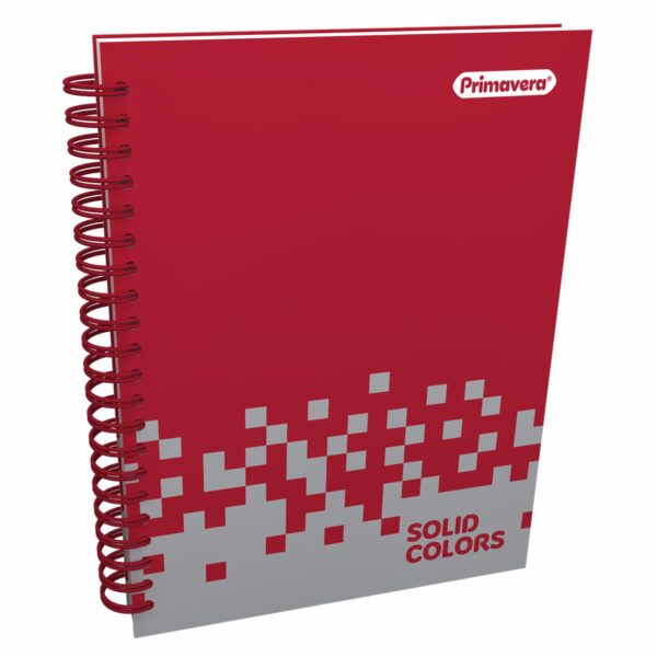 Cuaderno Argollado Cuadros Solid Colors PRIMAVERA 200 Hojas - Imagen 5