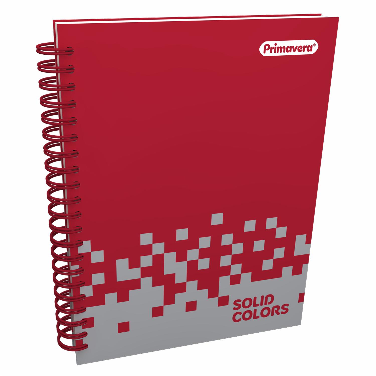 Cuaderno Argollado Cuadros Solid Colors PRIMAVERA 200 Hojas - Imagen 5