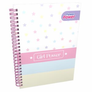 Cuaderno Argollado Cuadros Diseños Surtidos PRIMAVERA 80 Hojas