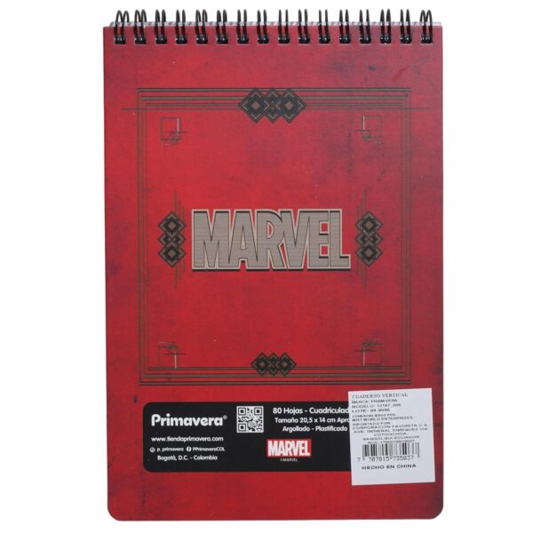 Cuaderno Vertical Diseños Surtidos PRIMAVERA 100 Hojas - Imagen 2