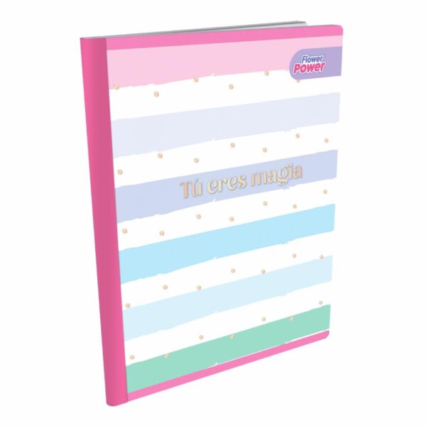 Cuaderno Cosido Cuadros Diseños Surtidos FLOWER POWER 100 Hojas - Imagen 4