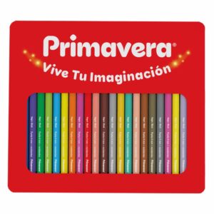 Lápices De Colores Caja Metálica PRIMAVERA X 24 Uds