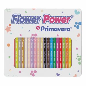 Lápices De Colores Caja Metálica FLOWER POWER X 24 Uds