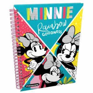 Cuaderno Argollado Cuadros Pasta Sencilla Disney PRIMAVERA 100 Hojas
