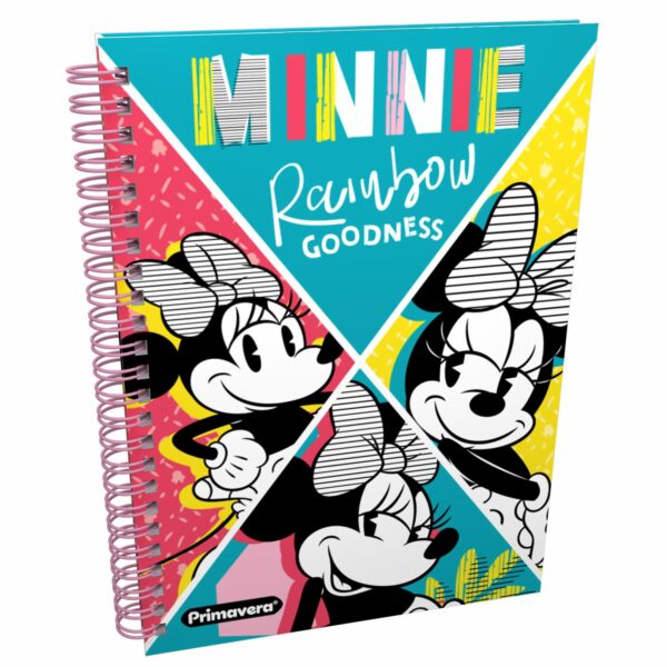 Cuaderno Argollado Cuadros Pasta Sencilla Disney PRIMAVERA 100 Hojas - Imagen 3