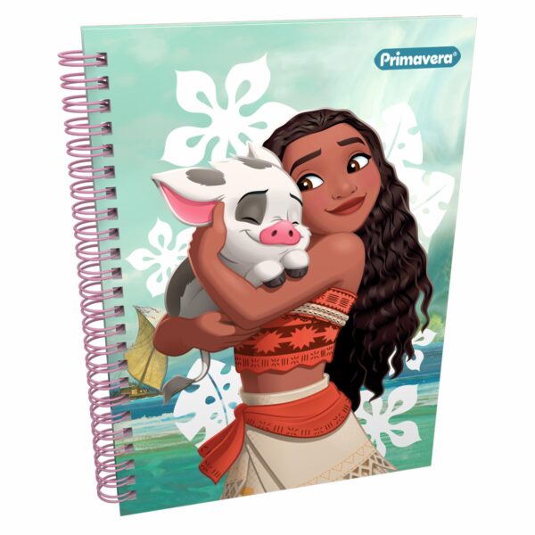 Cuaderno Argollado Cuadros Pasta Sencilla Disney PRIMAVERA 100 Hojas - Imagen 4