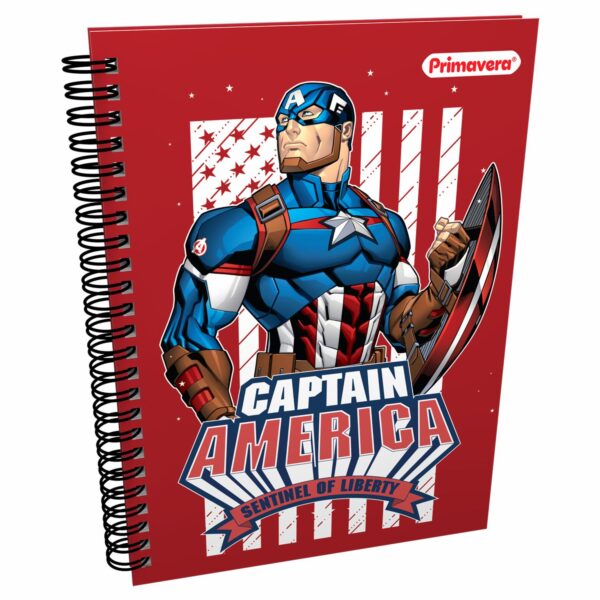 Cuaderno Argollado Cuadros Pasta Sencilla Marvel PRIMAVERA 100 Hojas - Imagen 3