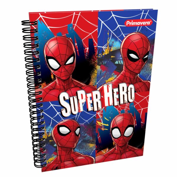 Cuaderno Argollado Cuadros Pasta Sencilla Marvel PRIMAVERA 100 Hojas - Imagen 4