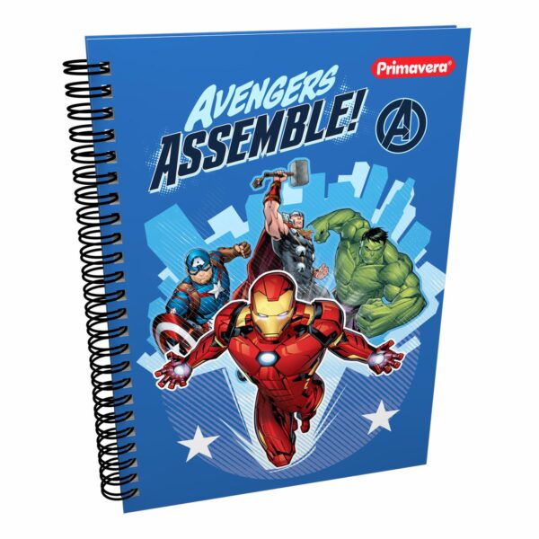 Cuaderno Argollado Cuadros Pasta Sencilla Marvel PRIMAVERA 100 Hojas - Imagen 7