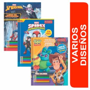 Set Libro Actividades Disney Nino PRIMAVERA 21,5X28X0,3Cm