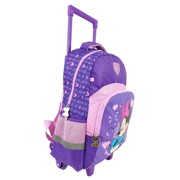 Mochila Escolar Trolley Para Niña Diseño Minnie Con Ruedas PRIMAVERA - Imagen 2