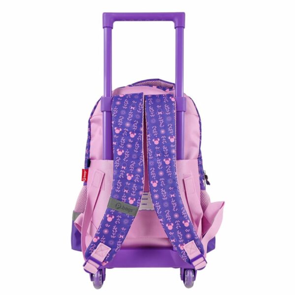 Mochila Escolar Trolley Para Niña Diseño Minnie Con Ruedas PRIMAVERA - Imagen 4